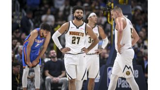 OKC defeats DEN in first game with poor shooting performance from Nuggets.