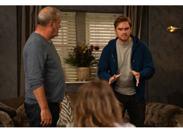 A dramatic confrontation in Emmerdale reveals Tom's true identity, thanks to someone close to him.