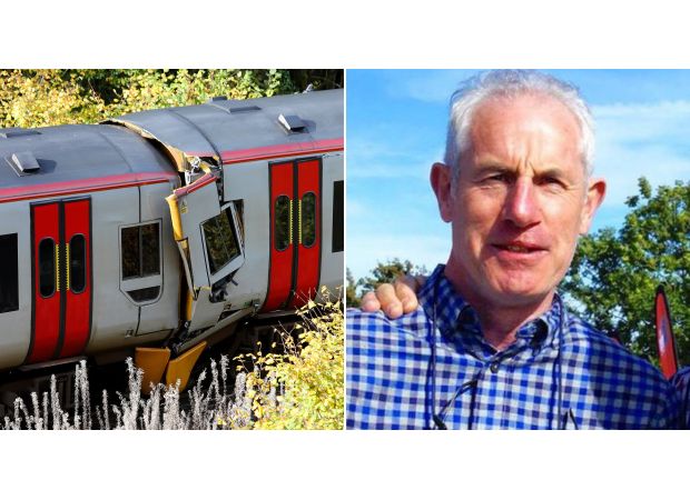 A senior citizen died in a train accident in Wales while returning from a trip.