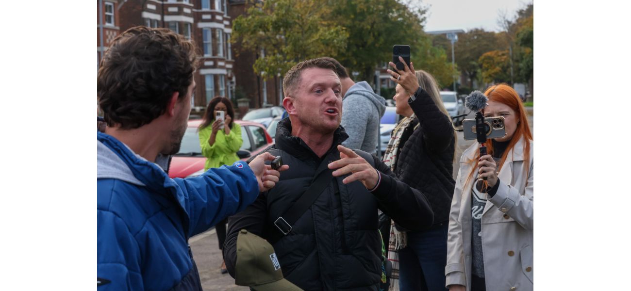 Tommy Robinson, a far-right activist, has been charged with a terrorism offense before a planned march by his supporters in London.