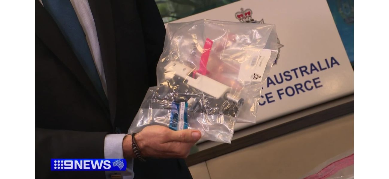 Police found a collection of 3D-printed guns during a raid on a suspected criminal's location.