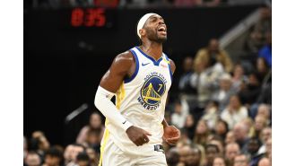 Buddy Hield scores big in Warriors' easy win against Jazz.