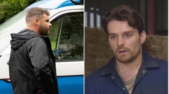 Trouble in Emmerdale as Aaron and Mack stumble upon a shocking revelation.