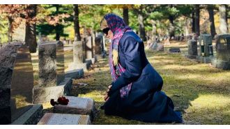 Madonna mourns brother's death and visits his grave with her daughter Lourdes following their tragic loss.