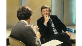 Deceased TV icon to host new talk show from beyond the grave.