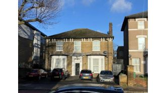 Developer plans to house 56 individuals in London home with shared kitchen.