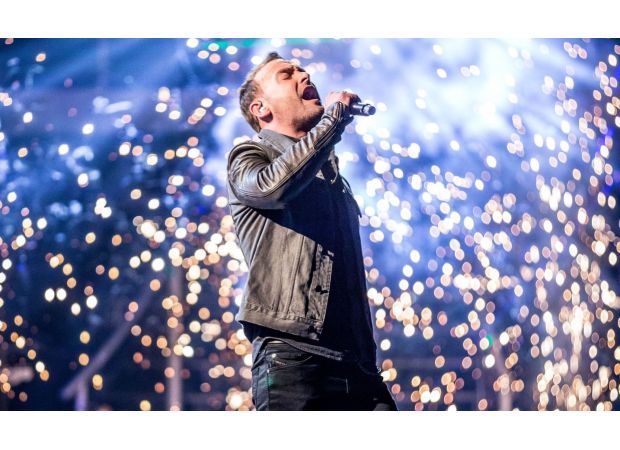 The Voice UK winner takes over as lead singer of popular 80s band.