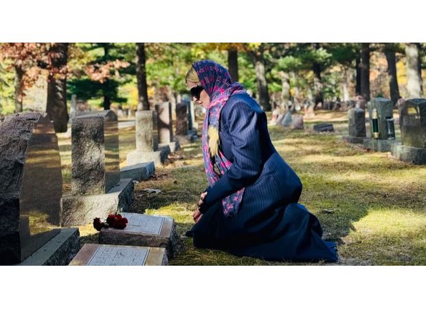 Madonna mourns brother's death and visits his grave with her daughter Lourdes following their tragic loss.