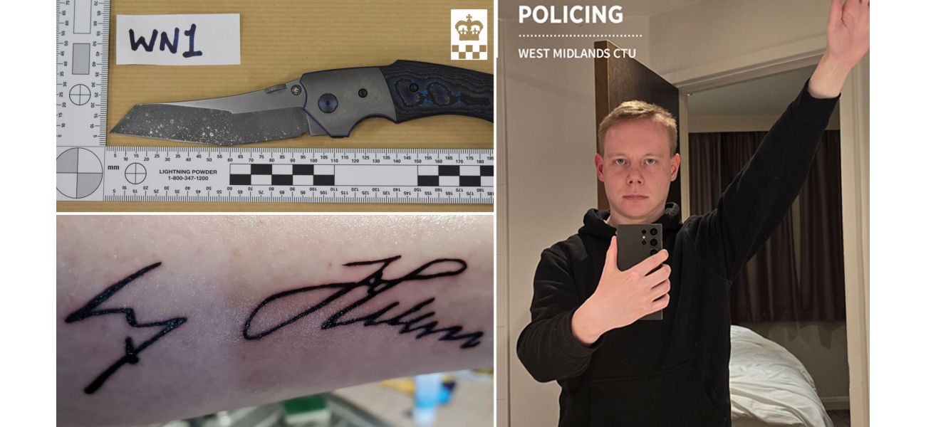 A man with a Hitler tattoo stabbed an asylum seeker after writing a manifesto.