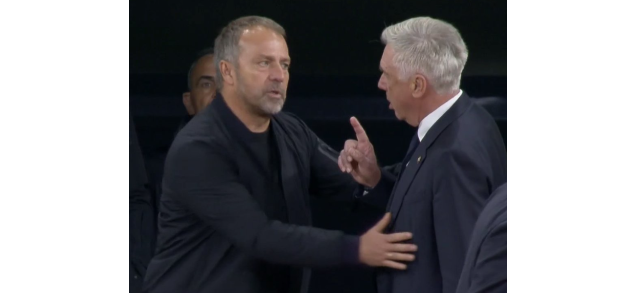 Flick addresses dispute with Ancelotti during heavy loss to Real Madrid.