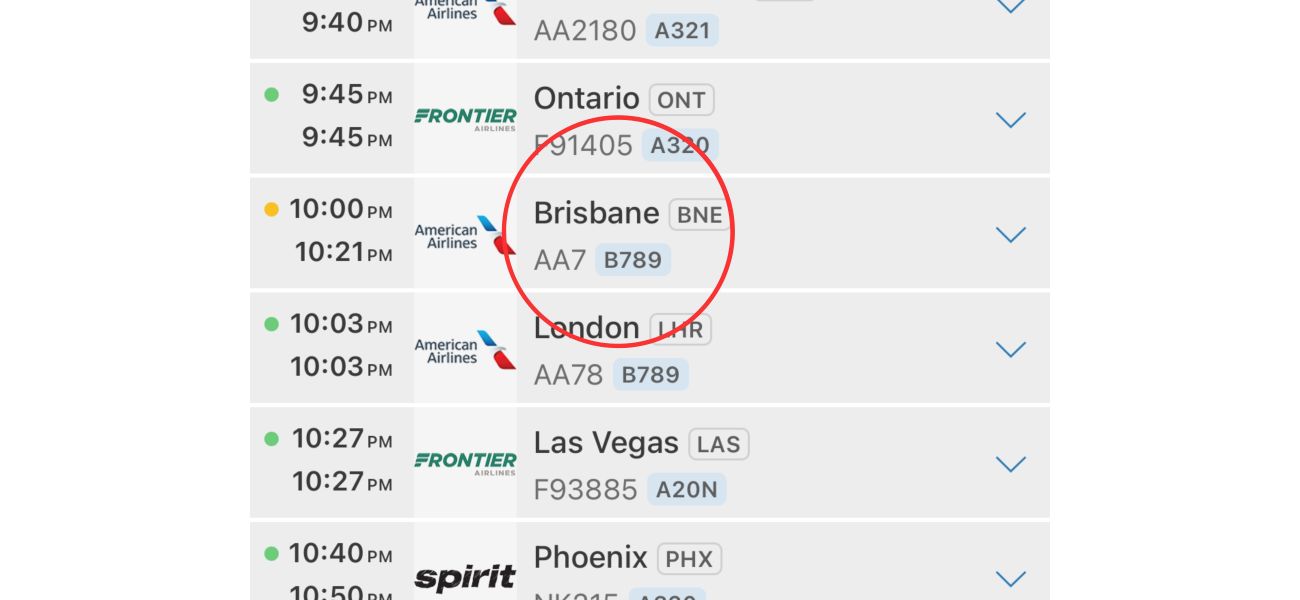 Many will follow this single flight to Brisbane.