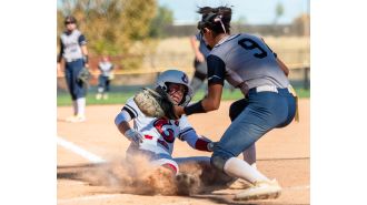 Eaton softball wins third consecutive Class 3A title with help from homeruns by sophomores Emma Anderson and Bria Foster.