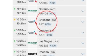 Many will follow this single flight to Brisbane.