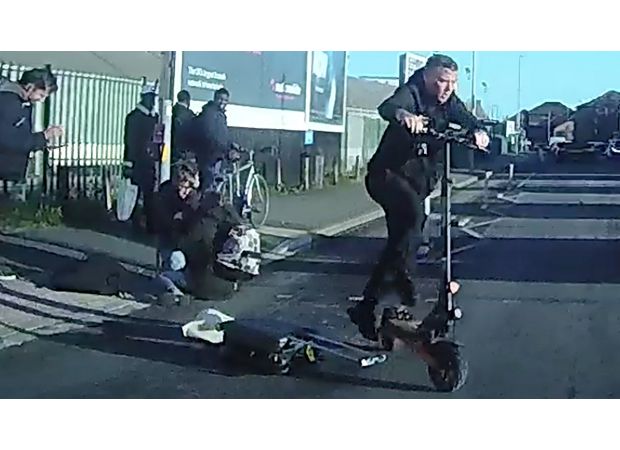 E-scooter user avoids jail after causing head injury to vet in accident.