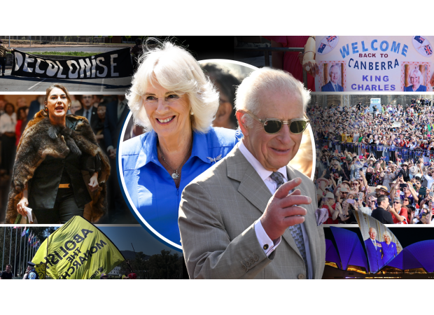 The Australian people were split by the royal visit.