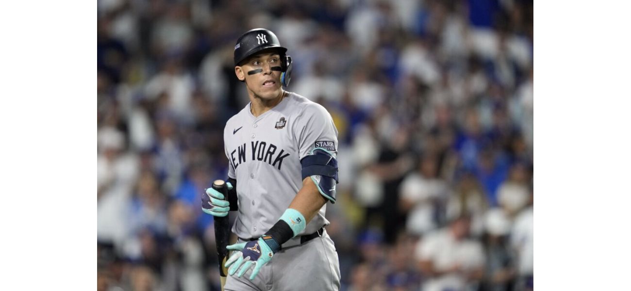 Rookie Aaron Judge struggles in his first World Series, causing the Yankees to struggle as well.