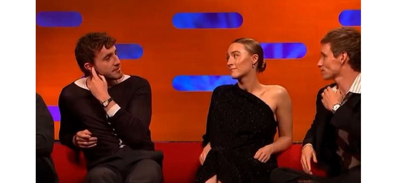 Actress Saoirse Ronan shocks audience on talk show with candid reply.