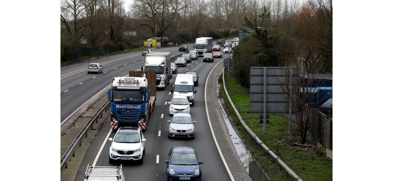 Expect major traffic delays as a slow-moving 12mph convoy carrying a large load starts its journey on a main road.