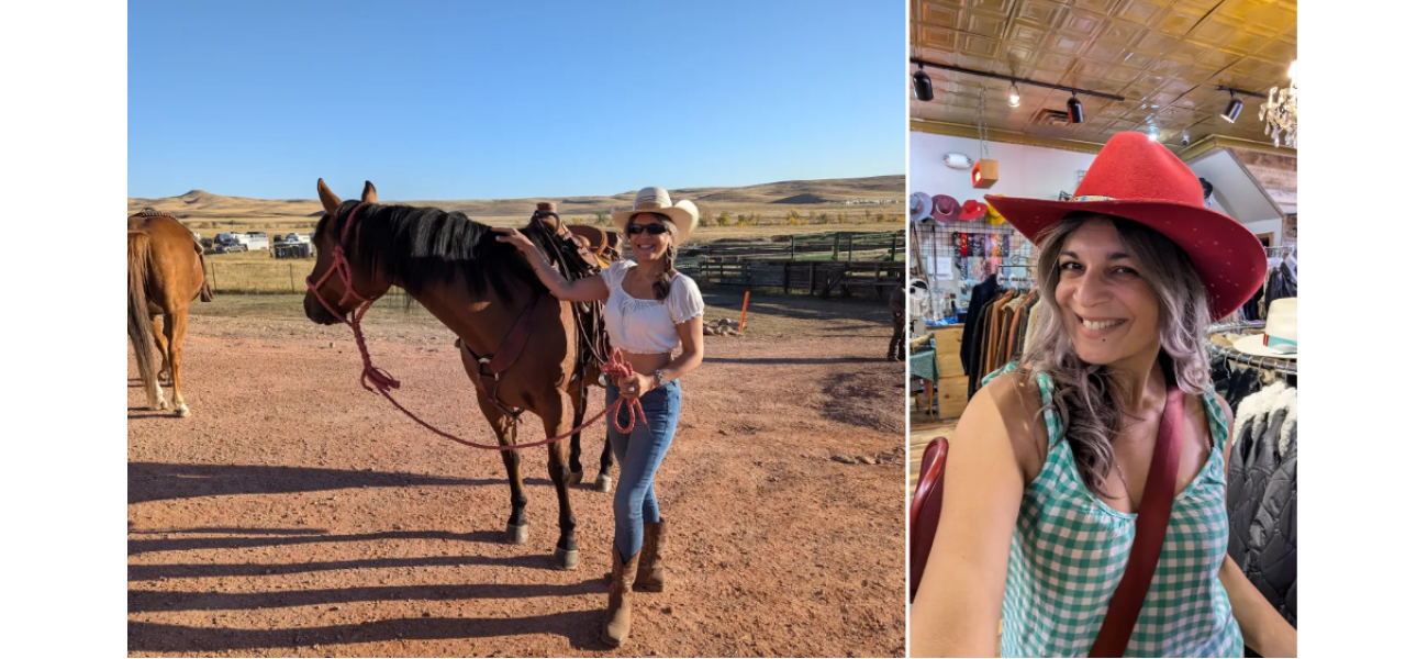 I embraced my cowgirl spirit and went on a buffalo hunt in the Wild West.