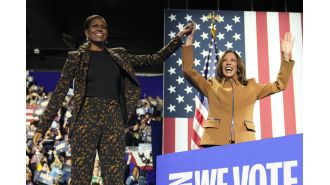 Michelle Obama urges public to take their lives seriously in support of Kamala Harris.
