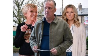 Two beloved EastEnders stars are involved in a tragic love triangle, sources have confirmed.