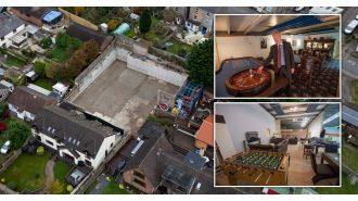 After a decade-long legal dispute, the largest man-cave in Britain has been torn down.