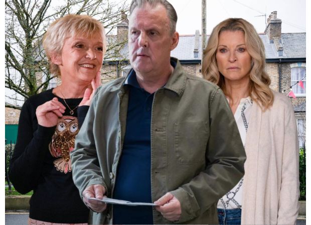 Two beloved EastEnders stars are involved in a tragic love triangle, sources have confirmed.