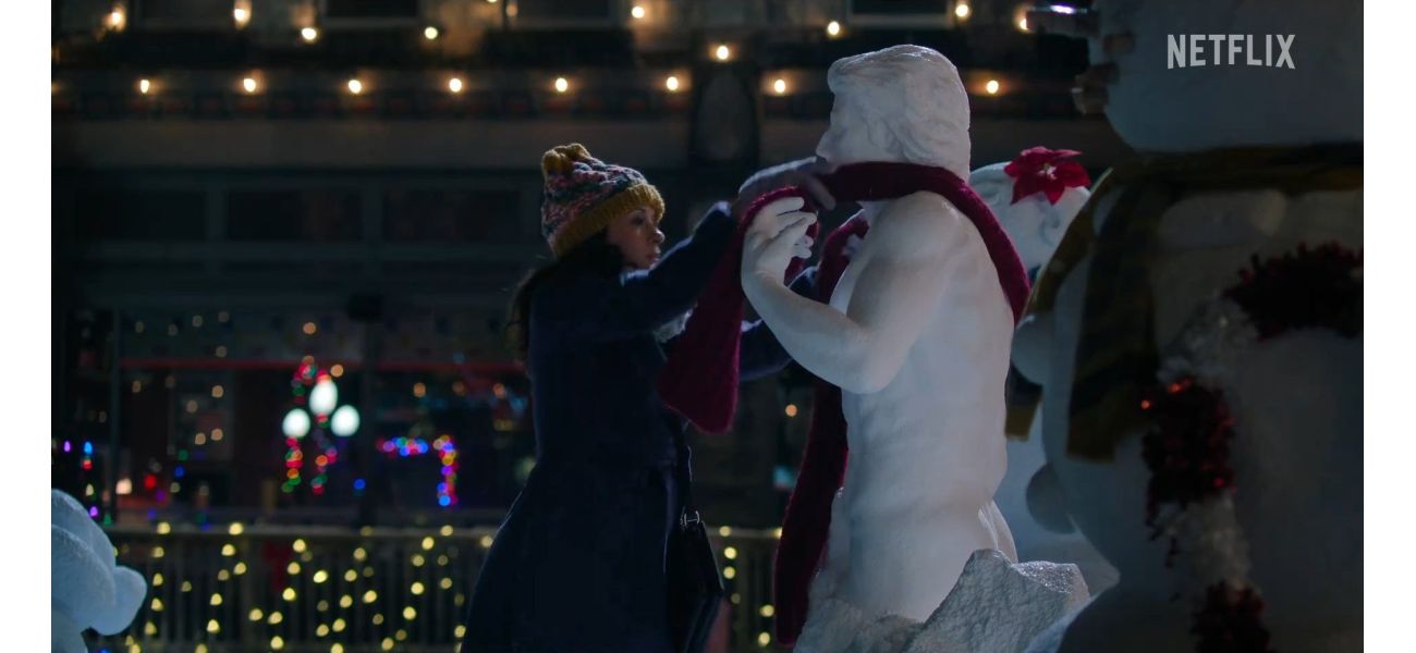 People are going crazy for Netflix's holiday movie featuring a handsome snowman and a 2000s movie star.