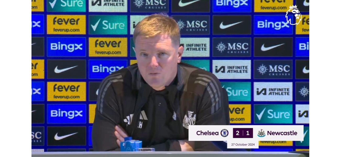 Howe says Chelsea players caused issues for Newcastle.