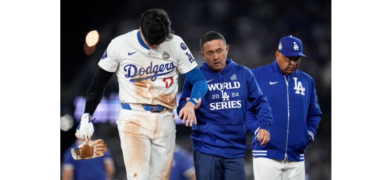 Ohtani will take the field for Game 3 of the World Series with a shoulder injury, according to a report.
