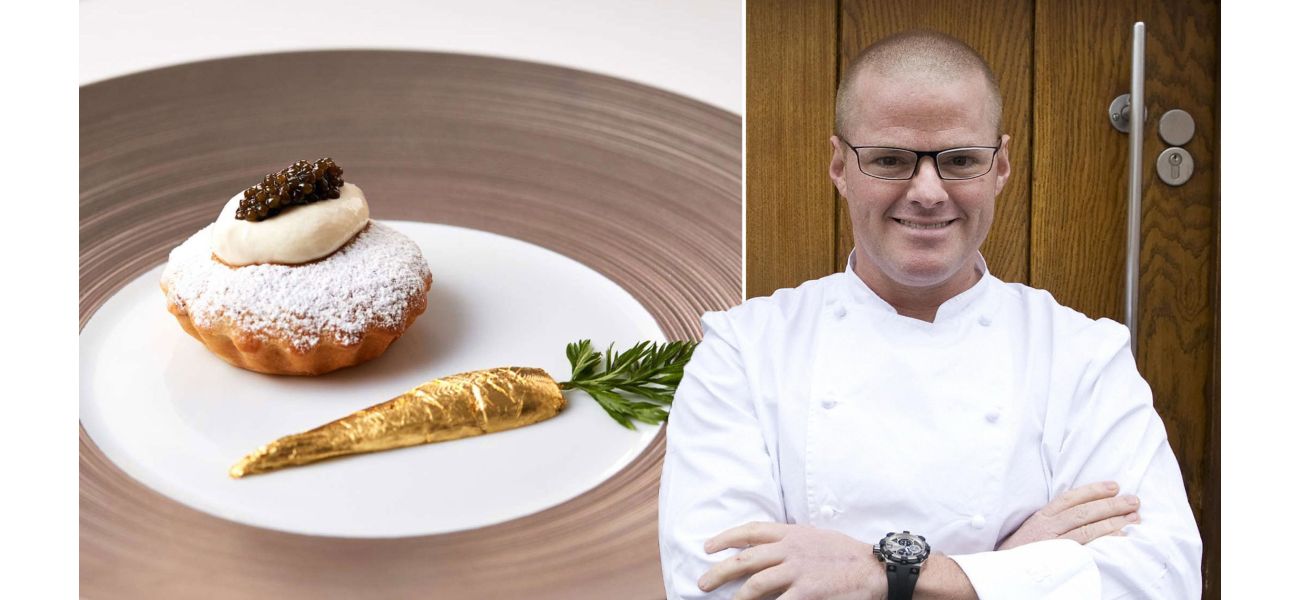 Celebrity chef Heston Blumenthal's Christmas Dinner costs £450.
