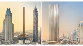 New, slender skyscraper reaches 380m and has just one narrow flat inside.