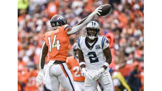 Broncos receive positive grades against depleted Panthers, but tougher challenges lie ahead.