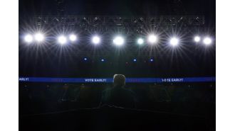 Trump's event at Madison Square Garden showcases inappropriate and prejudiced insults.