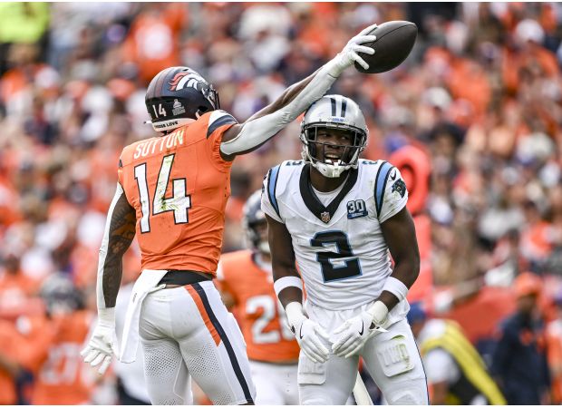 Broncos receive positive grades against depleted Panthers, but tougher challenges lie ahead.