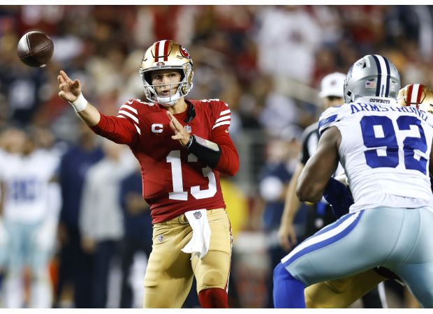 Get the latest updates on the San Francisco 49ers as they host the Dallas Cowboys at Levi's Stadium for Sunday Night Football.