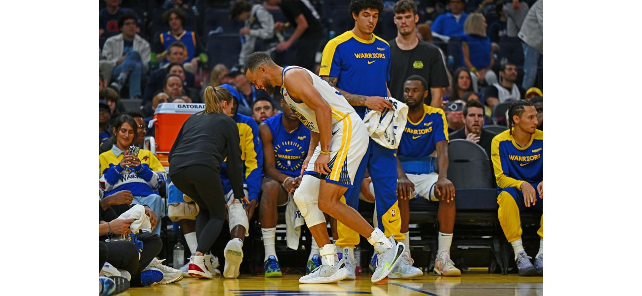 Steph Curry leaves Warriors-Clippers game after hurting ankle.
