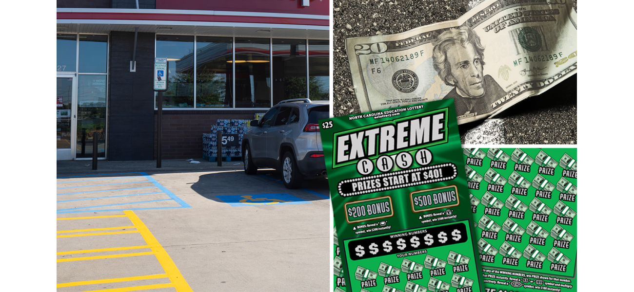 A man in the US found a $20 bill on the ground and used it to buy a lottery ticket, winning $1 million.