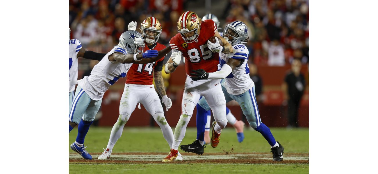 George Kittle shines on National Tight Ends Day in 49ers' win.