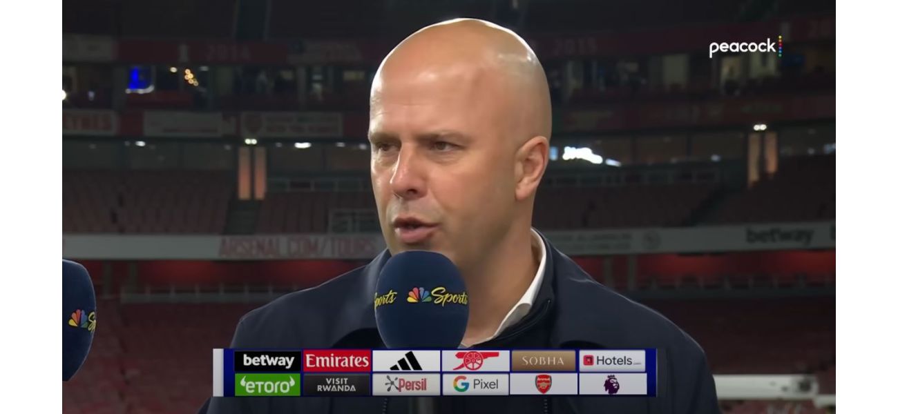 Slot praises Arsenal player after tie with Liverpool, calling them 