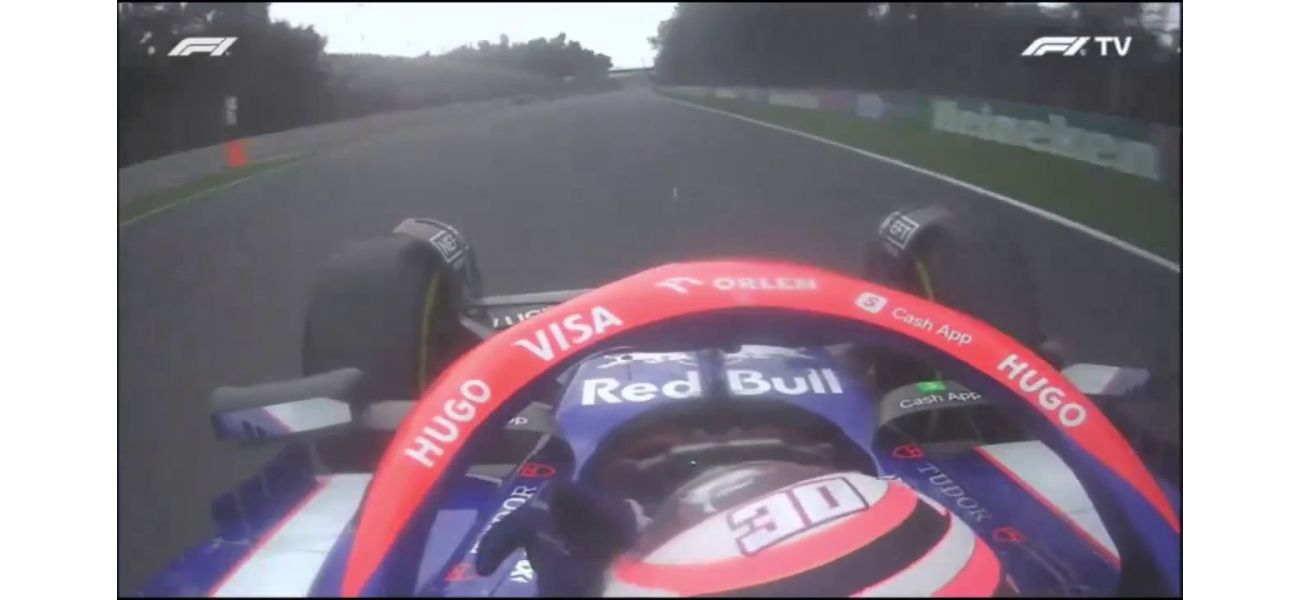 Liam Lawson flipped off Sergio Perez while overtaking him at 200mph during the Mexico Grand Prix.