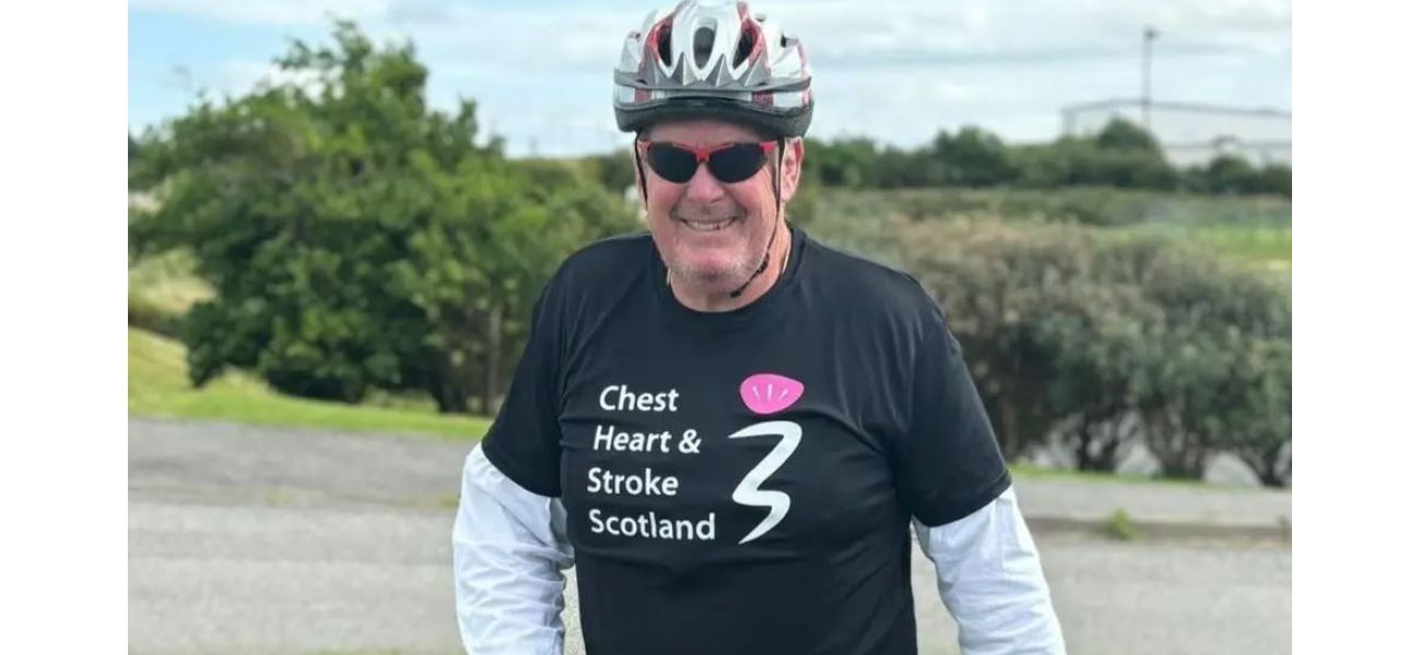 A Scottish rugby legend passed away after completing a 1000-mile charity bike ride.