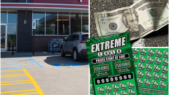 A man in the US found a $20 bill on the ground and used it to buy a lottery ticket, winning $1 million.