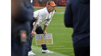 Broncos coach Sean Payton ignores Panthers CB Jaycee Horn's frustration after pulling off a fake FG and trick play in the fourth quarter.