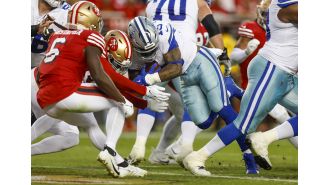 Cowboys demand answers for missed call on 49ers' crucial TD throw.