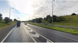 A major highway was shut down after a severe accident occurred during the night.