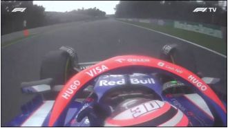 Liam Lawson flipped off Sergio Perez while overtaking him at 200mph during the Mexico Grand Prix.