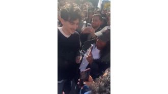 Challenge to find Timothée Chalamet after he surprises his own doppelgänger contest.