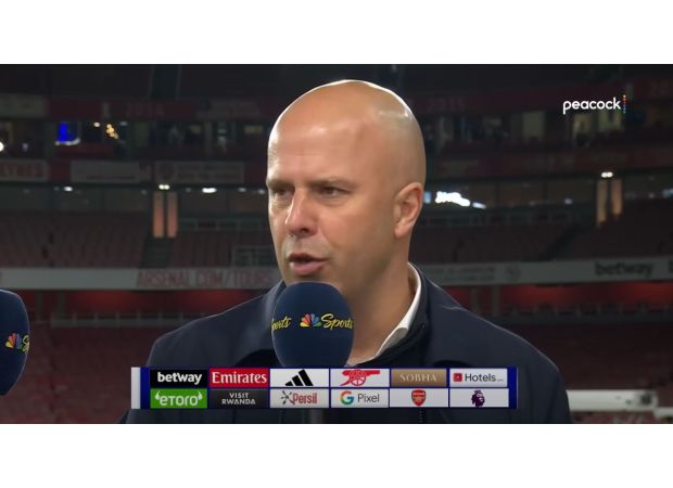 Slot praises Arsenal player after tie with Liverpool, calling them 