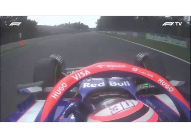 Liam Lawson flipped off Sergio Perez while overtaking him at 200mph during the Mexico Grand Prix.